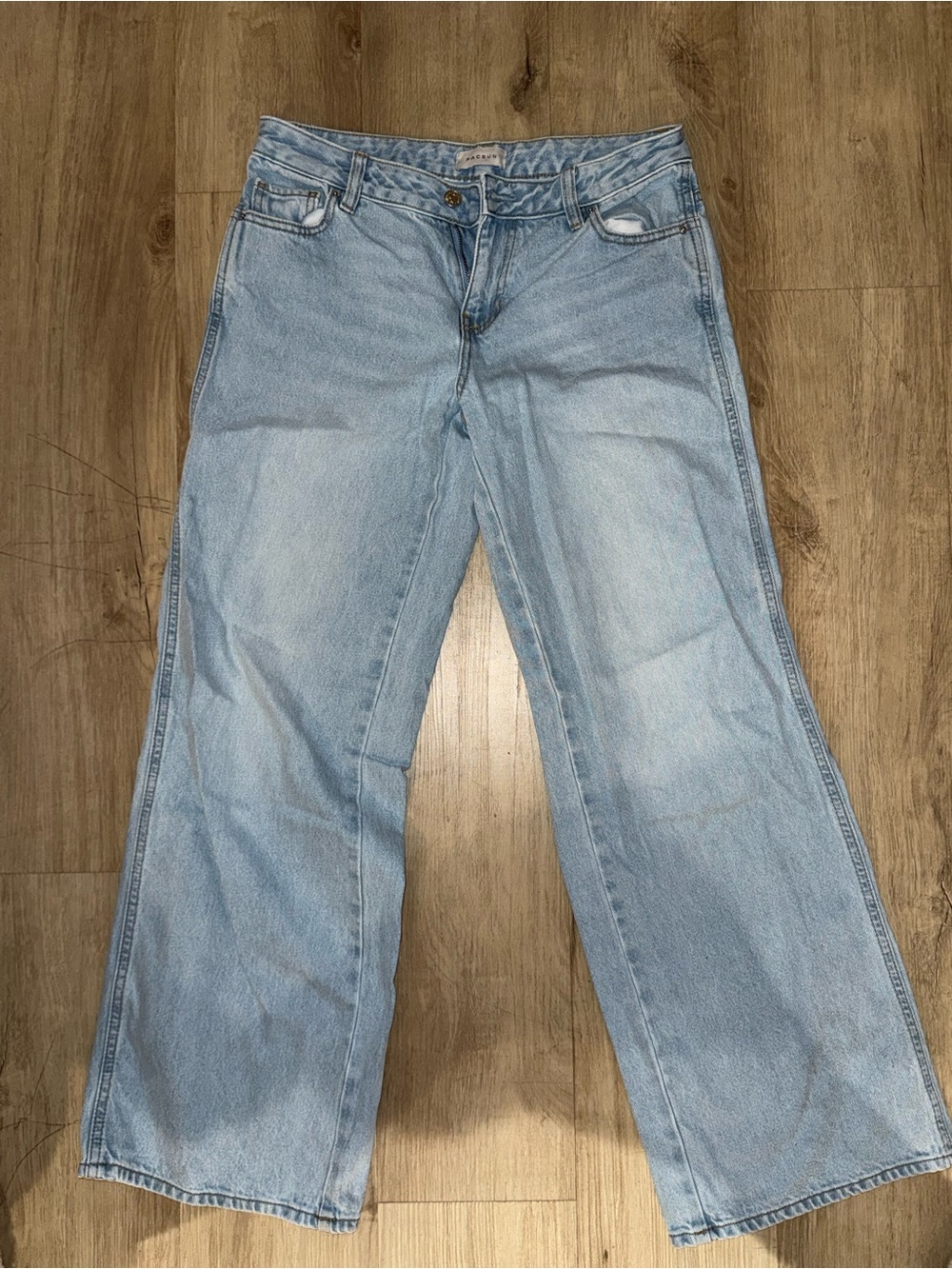 PacSun Light Blue Bootcut Jeans for Men